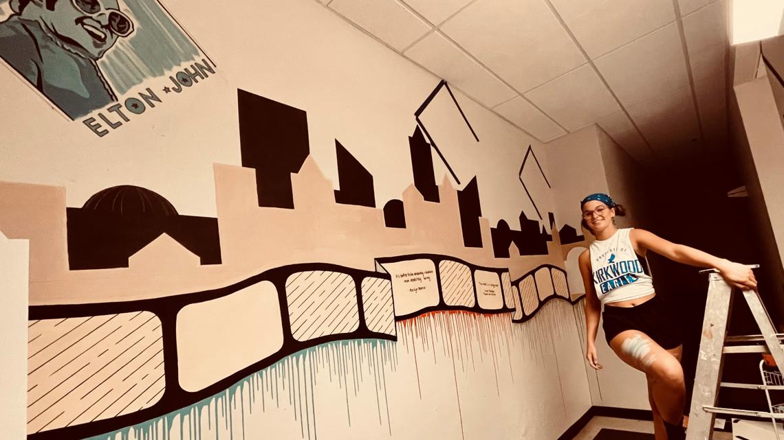 Burlington girl scout earns highest award, paints community mural - Vimarsana News