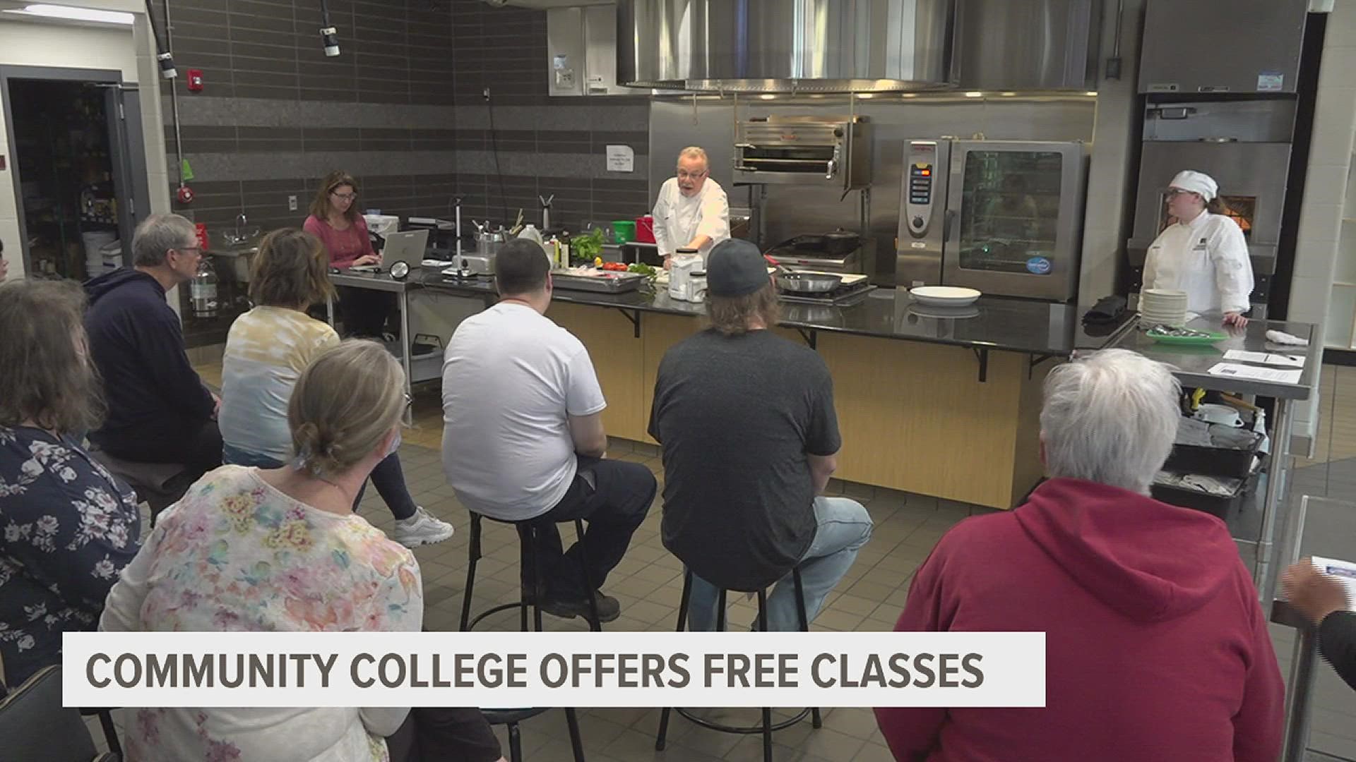 The college is honoring Community College Month by offering free education to their community.