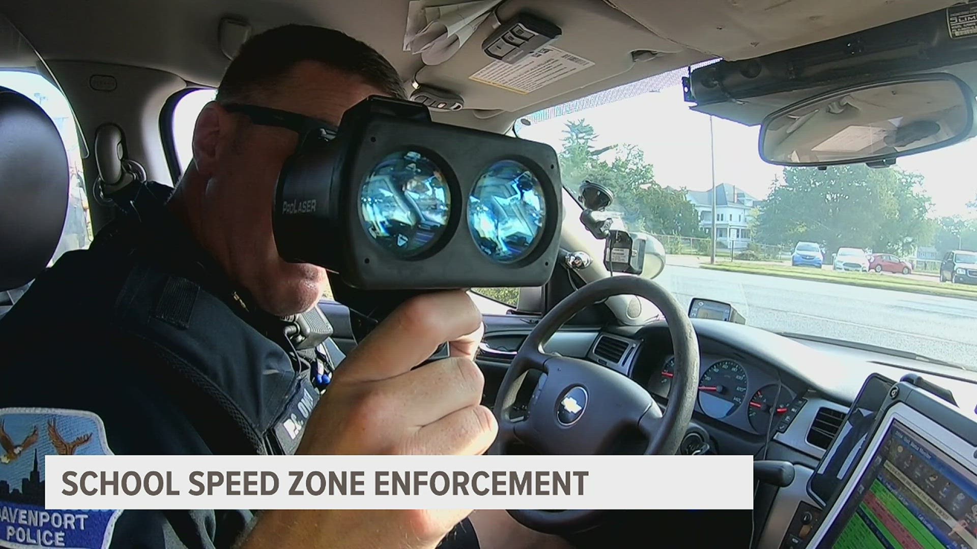 In Davenport, the posted limit is 25 mph from 7 a.m. to 5 p.m. outside schools. It drops down to 20 mph on the Illinois side.