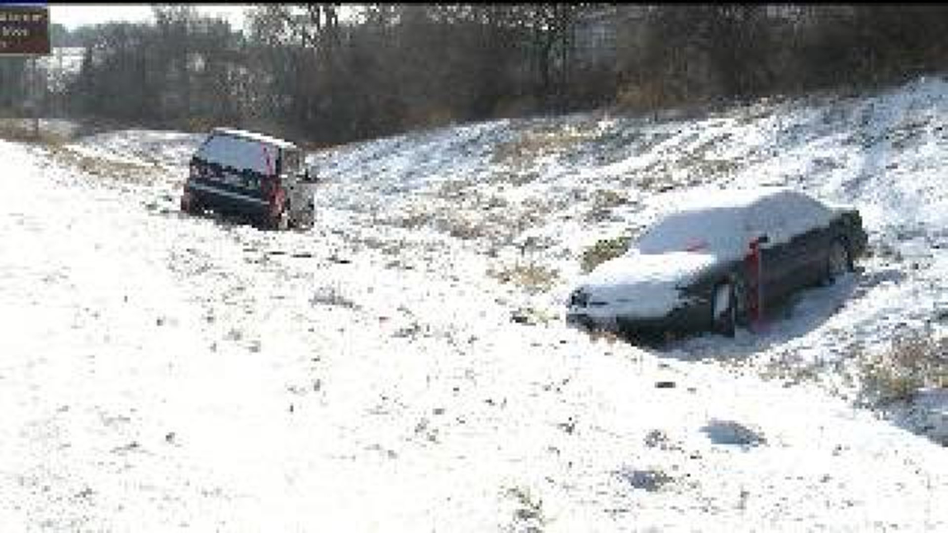 Cars still stranded 24 hours after snow storm