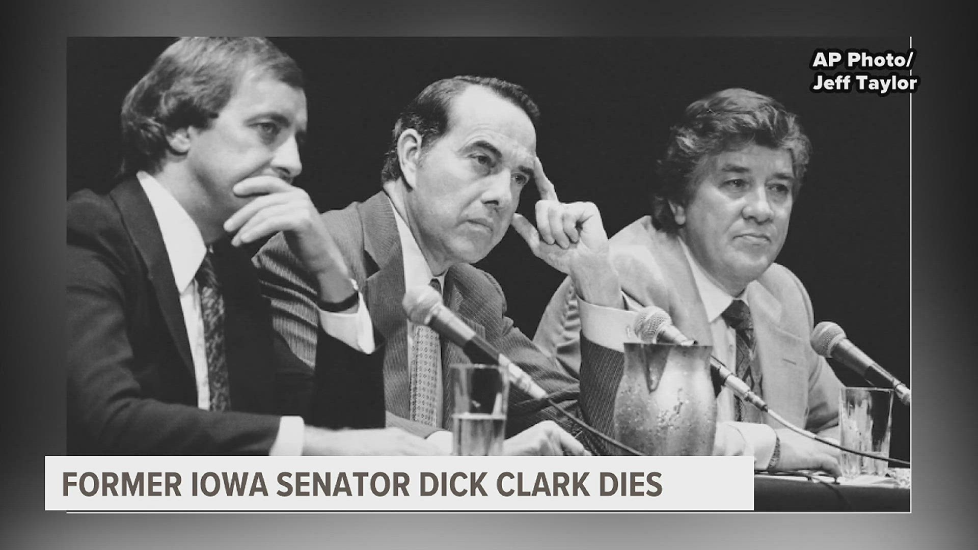 Former Iowa senator Dick Clark passed away this past Wednesday. Clark served a single term in the 70's, winning his seat through hard work. Clark was 95 years-old.