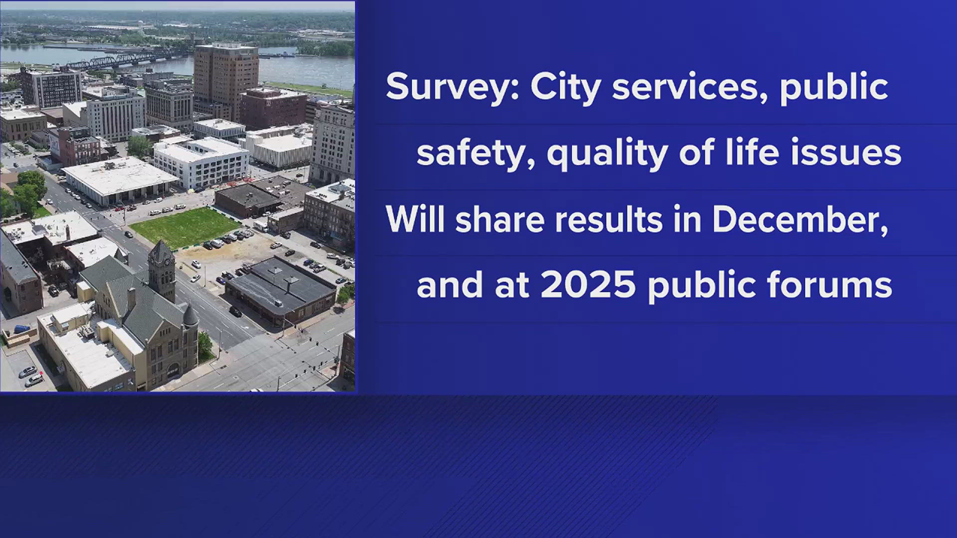 The survey was mailed out to 5,000 randomly selected households.