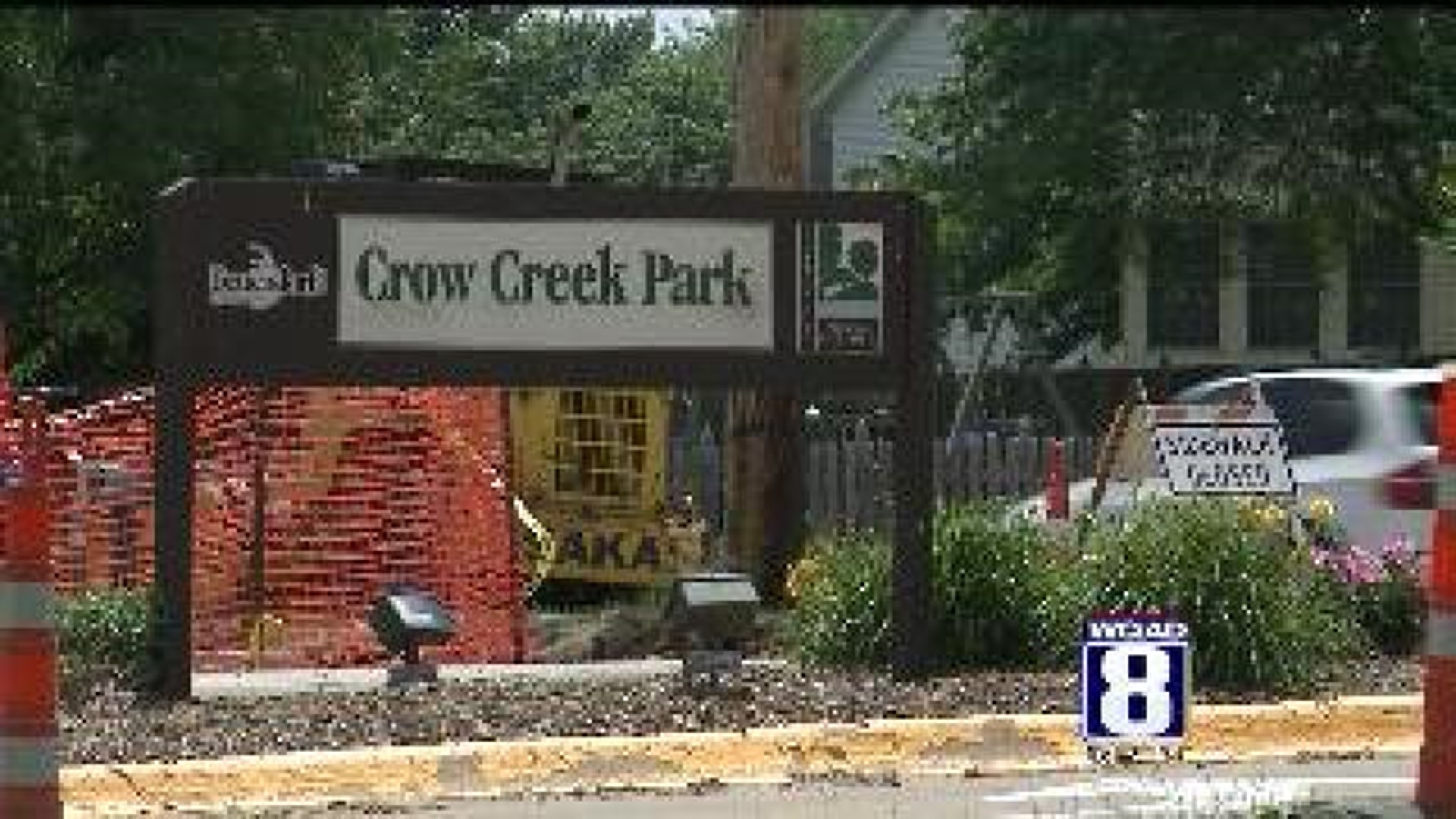 Crow Creek Park main entrance closed