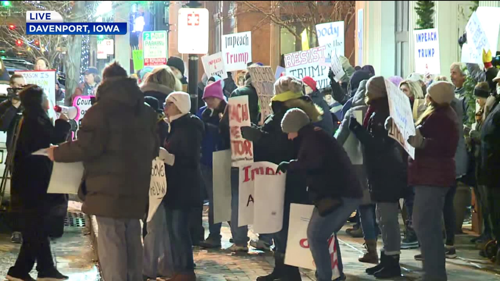 Anti Trump Rally in Davenport