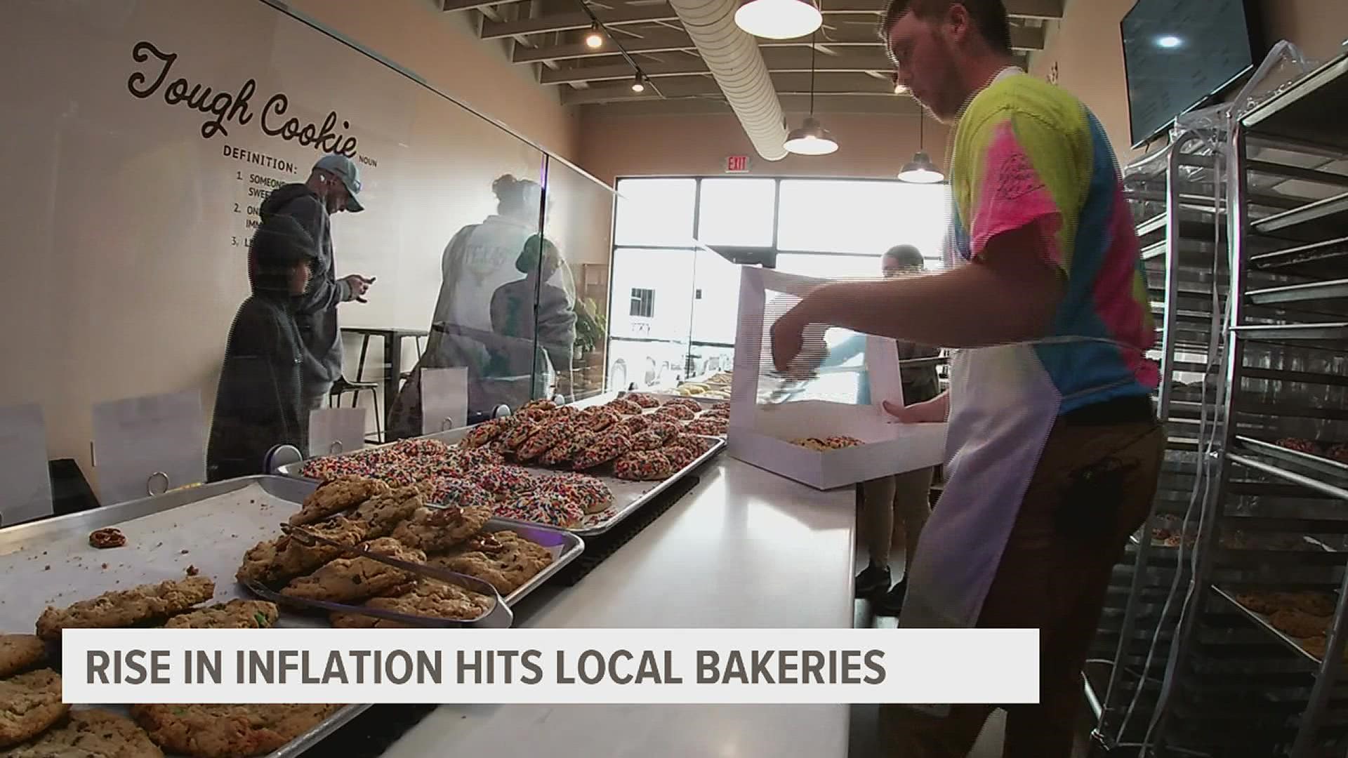 Cookies and Dreams in the Quad Cities area are now paying higher costs for its products.