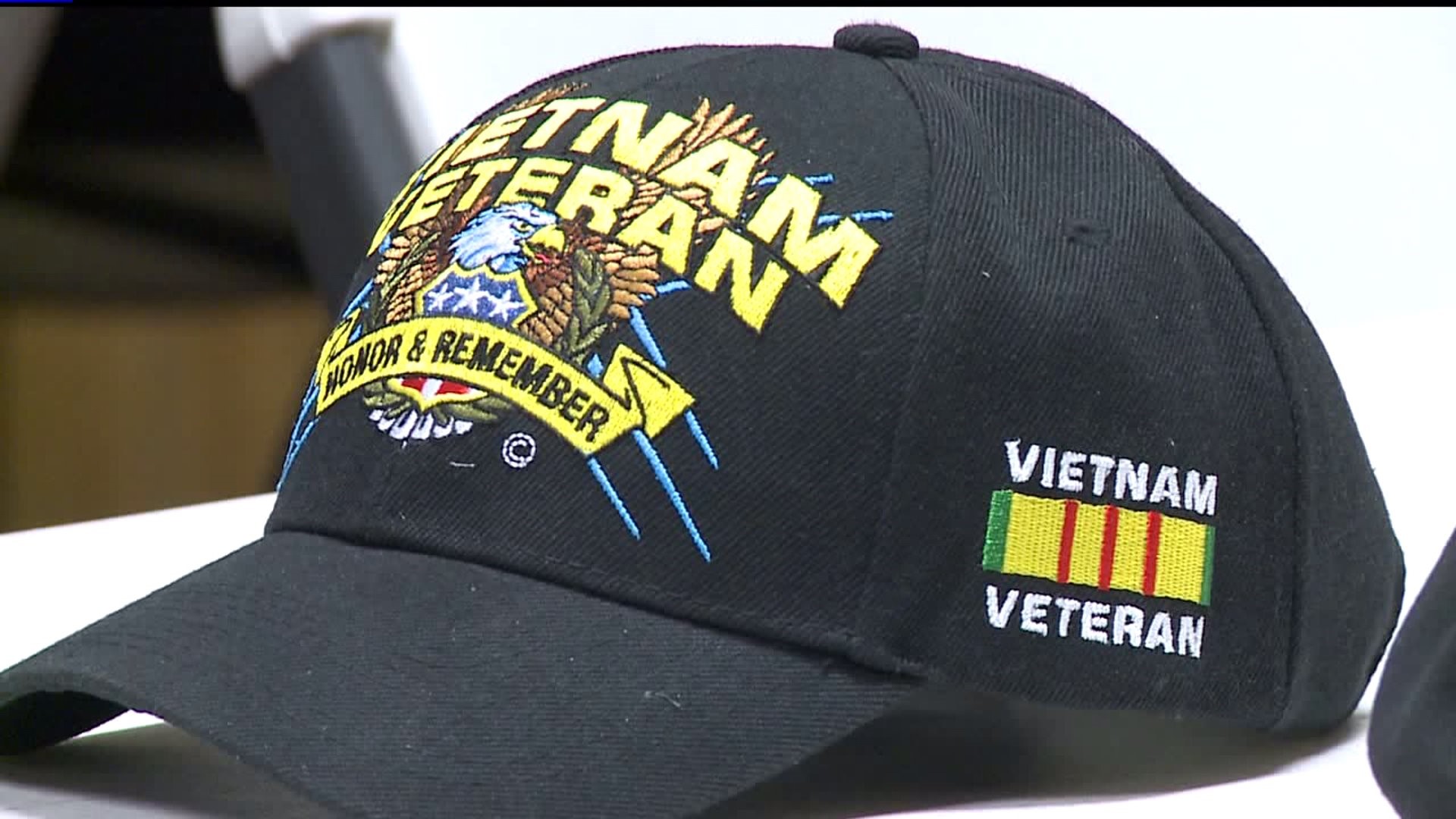 Veterans honoring fallen Vietnam Troops