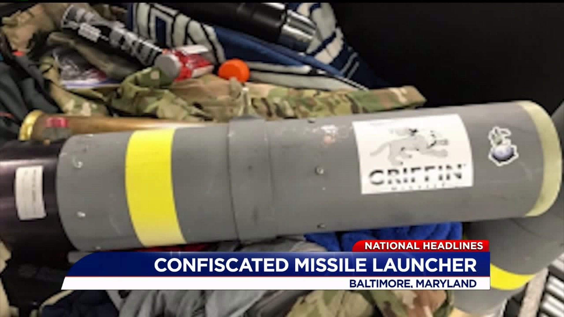 TSA confiscates a missile launcher