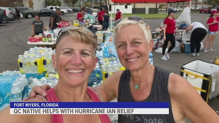 Hurricane Ian relief: QC native living in Florida helps deliver supplies to Fort Myers