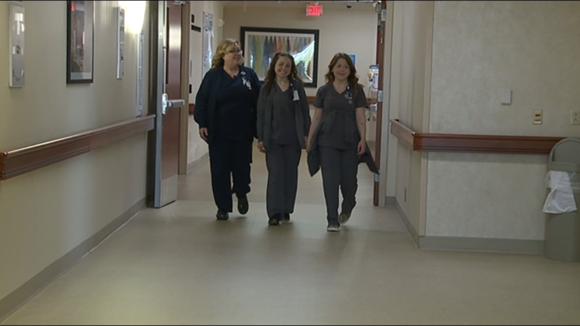 Sisters share special bond with mother at Bettendorf hospital