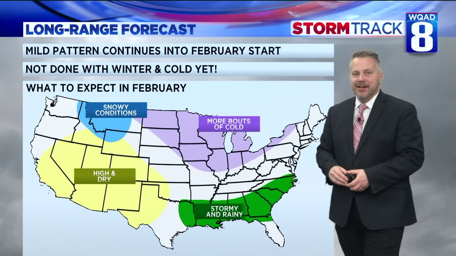 Eric looks at the long range forecast for February
