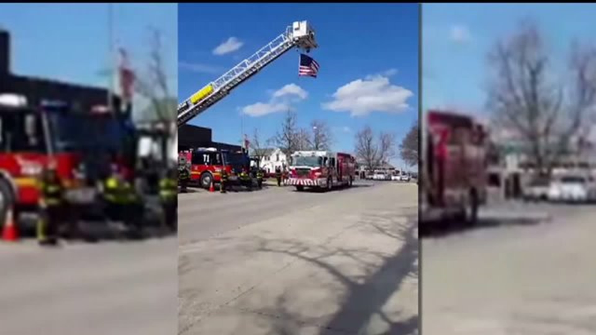 Fallen firefighter welcomed home