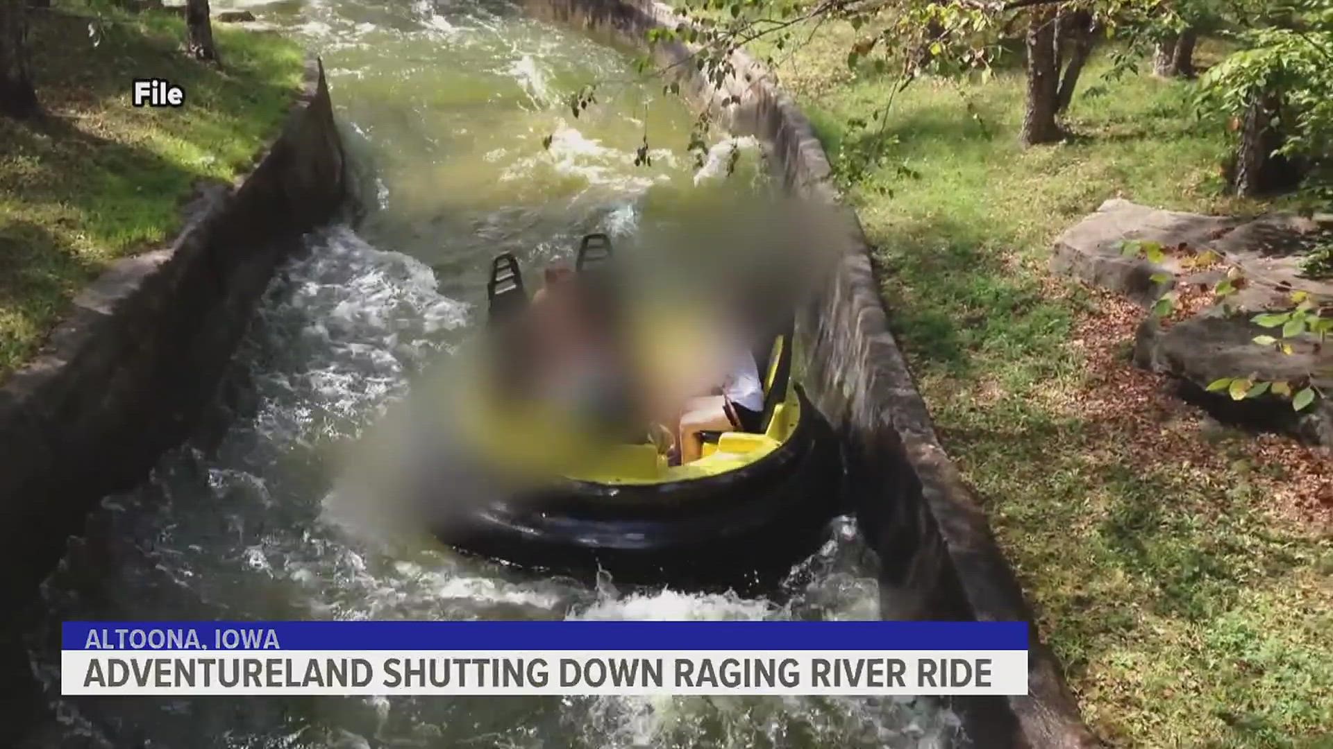 The managers of Adventureland in the Des Moines metro area say they will never reopen a ride where an 11-year-old boy was killed.