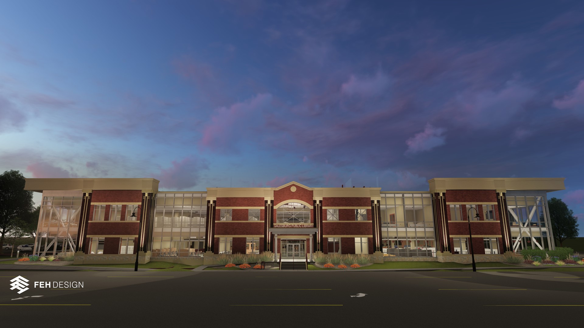 City of Galesburg's new 21M library