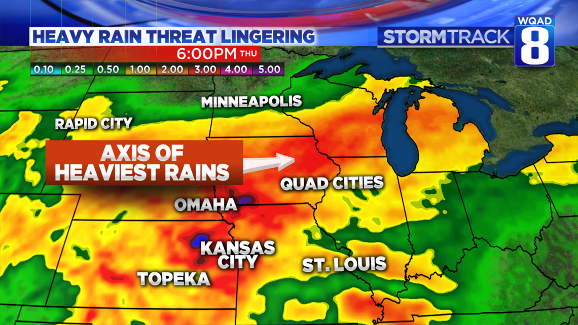 Rounds of showers and storms mark another active week | wqad.com