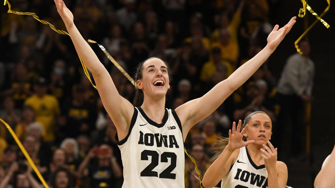 When does Iowa and Caitlin Clark play in the NCAA Tournament?