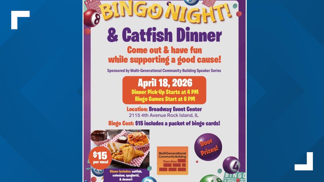 Rock Island bingo, catfish dinner to benefit learning experience for students