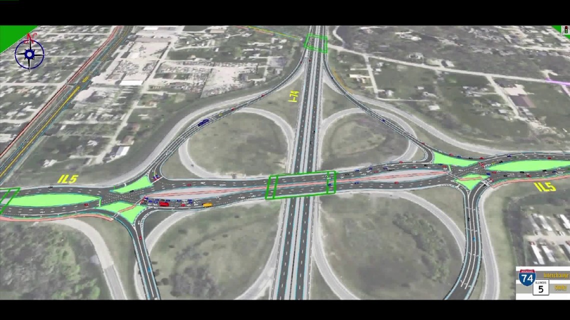 New Moline interchange could have you driving on the left side of the ...