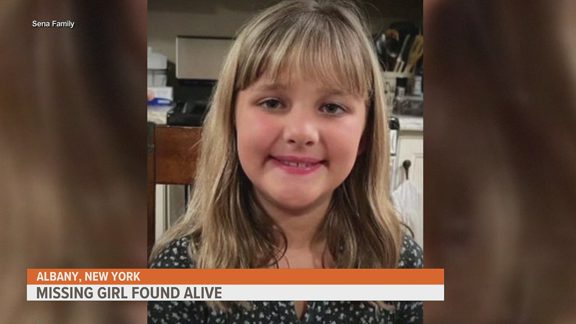 Charlotte Sena was found two days after disappearing in Moreau Lake State Park near Albany, New York.