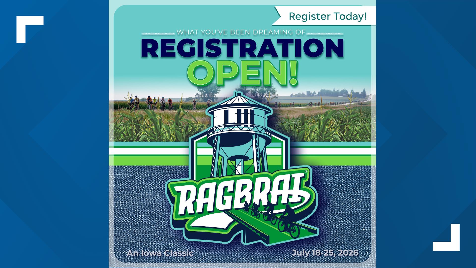 Imran Ragrai RAGBRAI LIII registration open for 2026 ride across Iowa | wqad.com