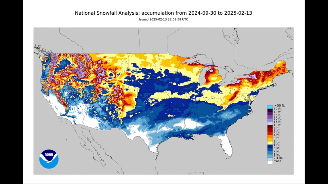 Spring Flood Risk Graph Spring flood risk: What to expect in 2025 | wqad.com