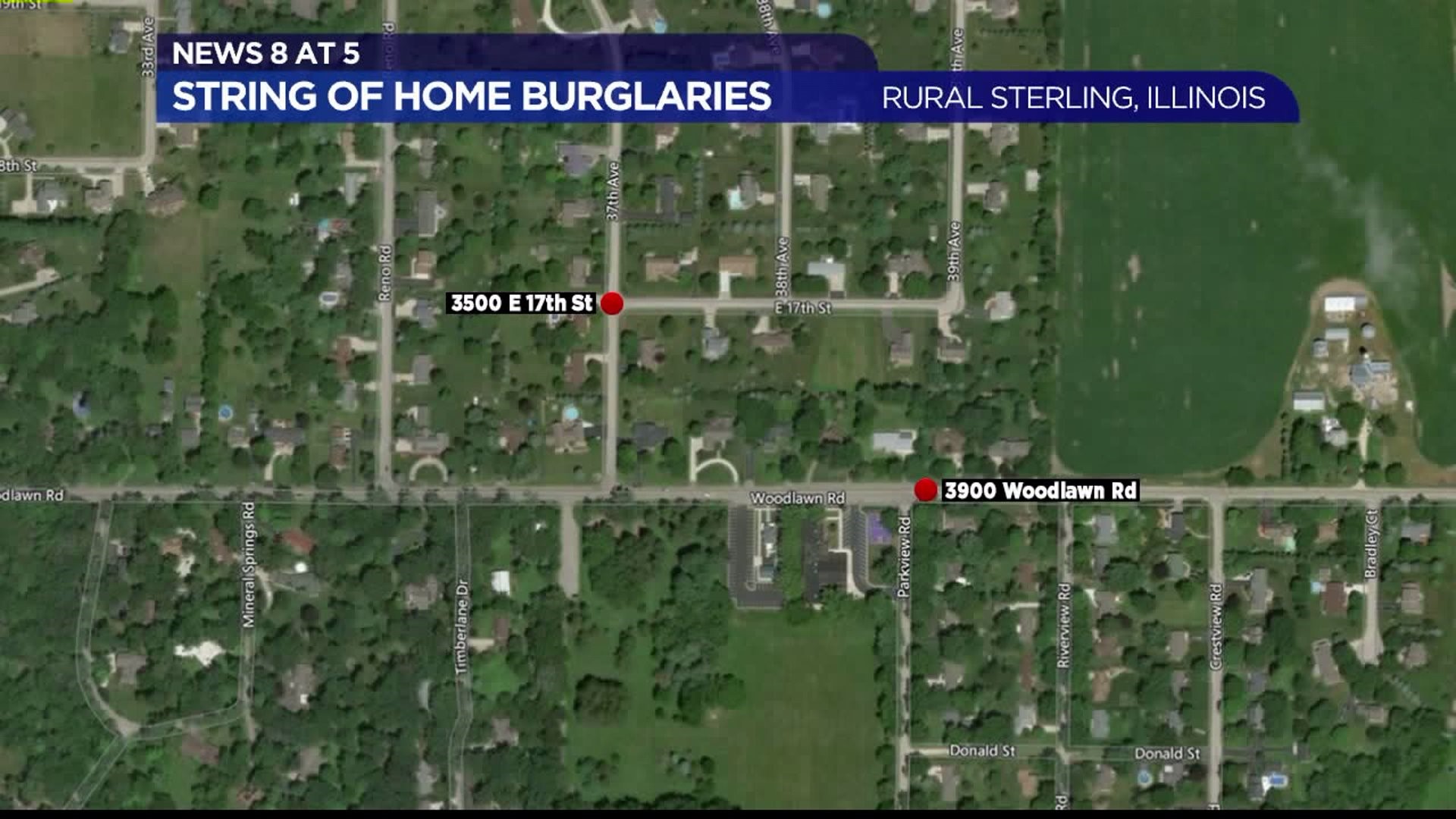 Burglaries in Whiteside County