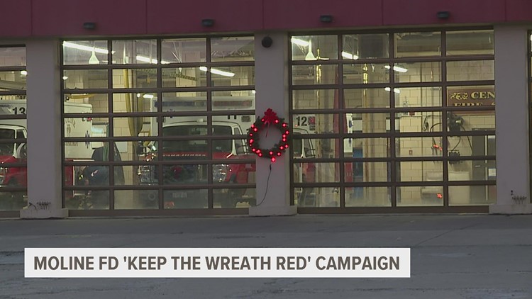 Why the Moline Fire Department wants you to 'Keep the Wreath Red' this December