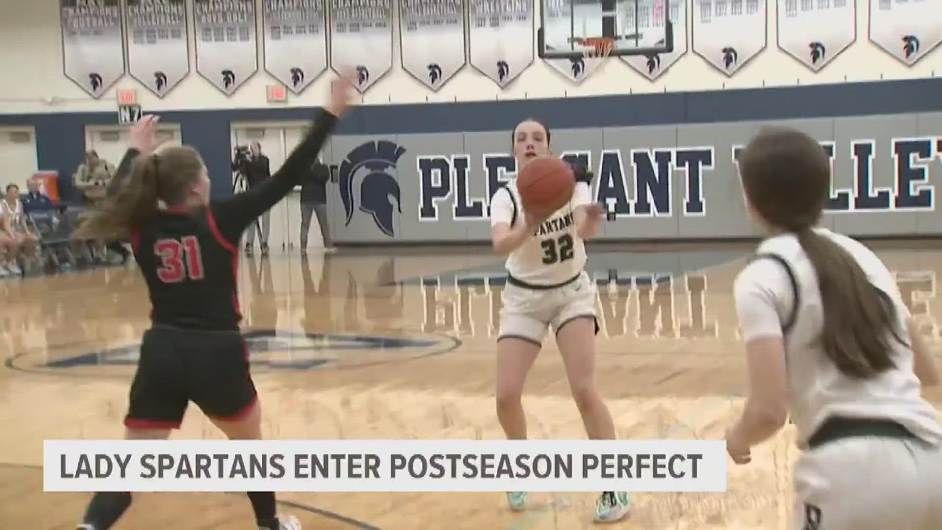 The Lady Spartans ran through MAC and regular season play with a perfect record, and now they're hungry for another deep run in the playoffs.