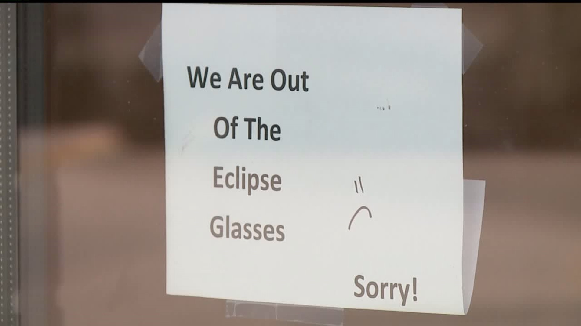 Out of Eclipse Glasses