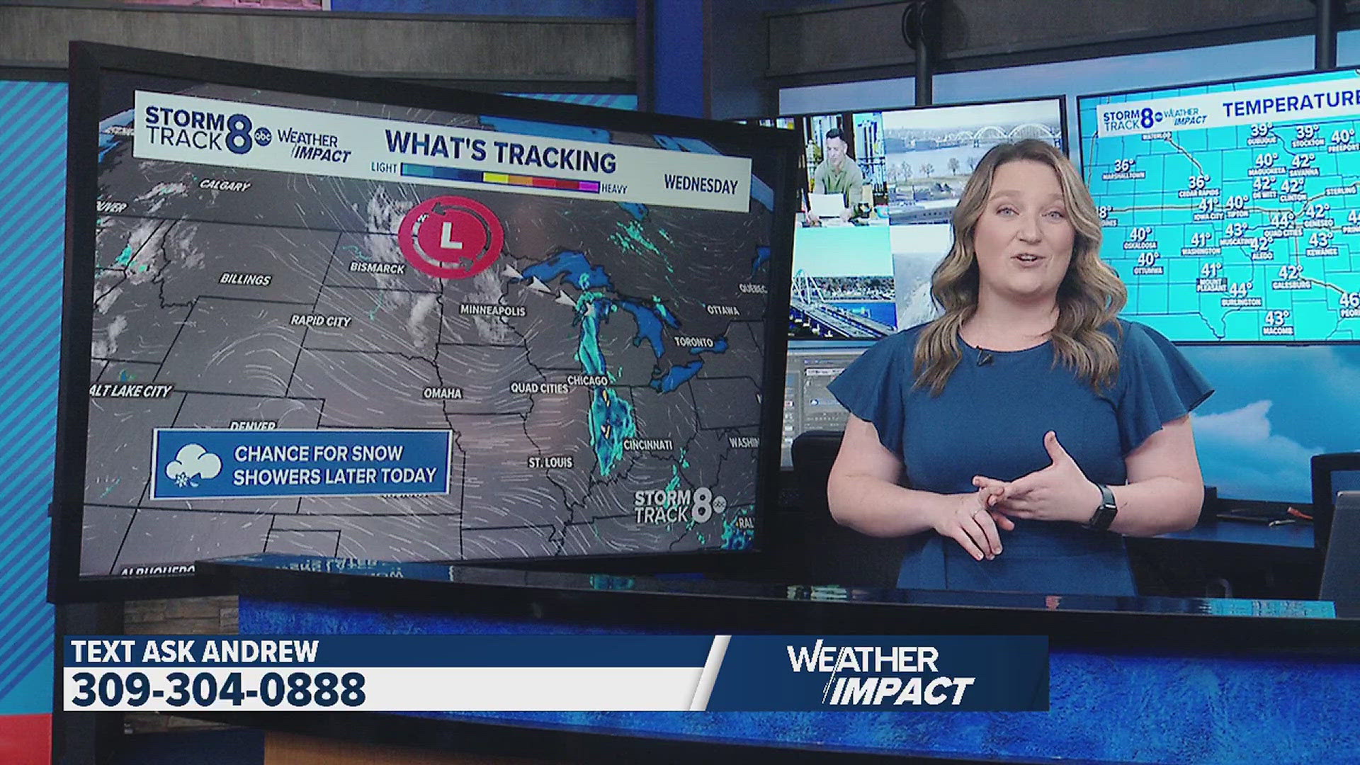 The Storm Track 8 team of meteorologists is taking Ask Andrew Live every Wednesday from 9-9:30 a.m. Send in your questions now at 309-304-0888.