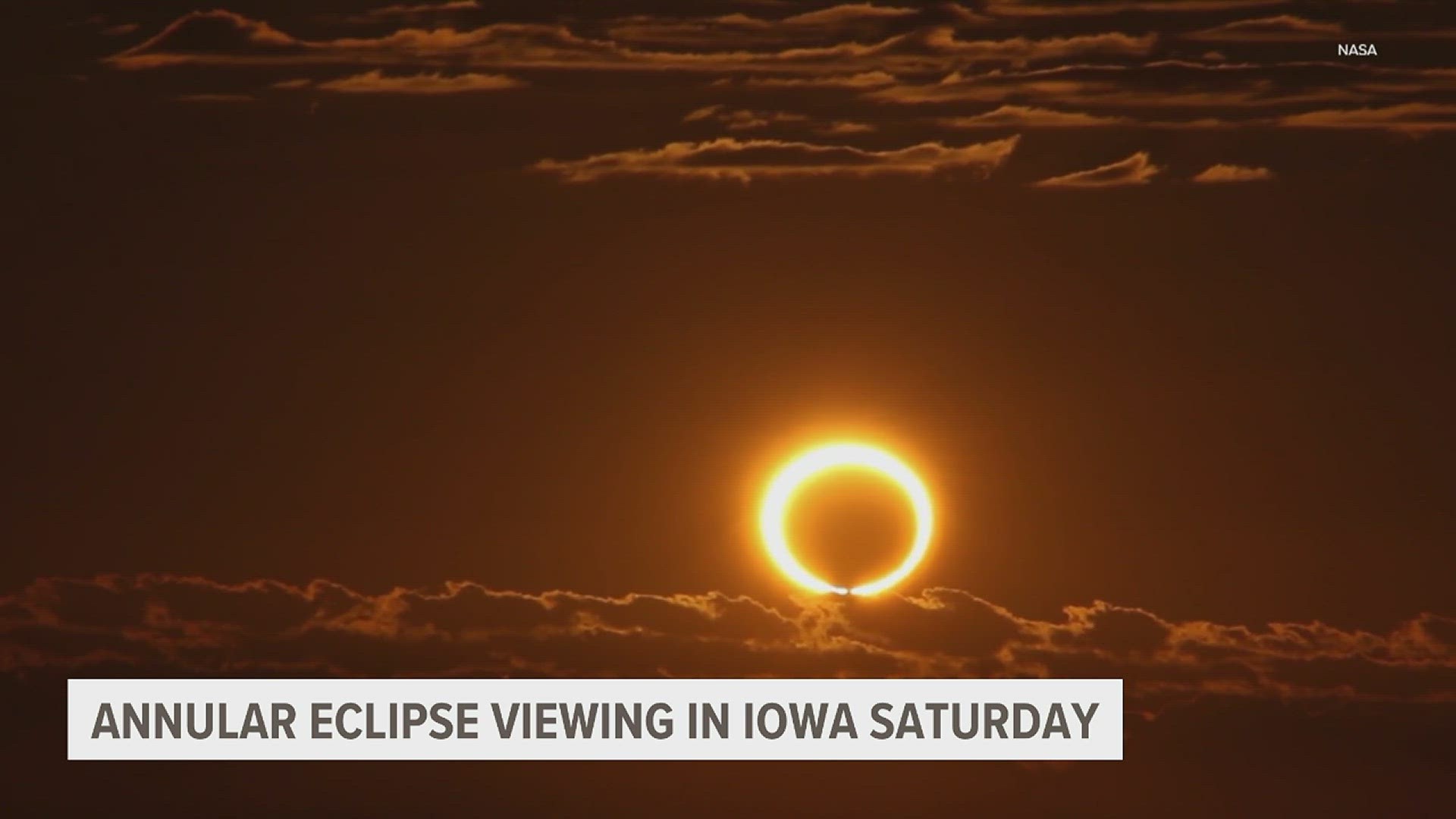 This year Iowans and Illinoisans have an opportunity to catch an annular solar eclipse, which is a partial solar eclipse.