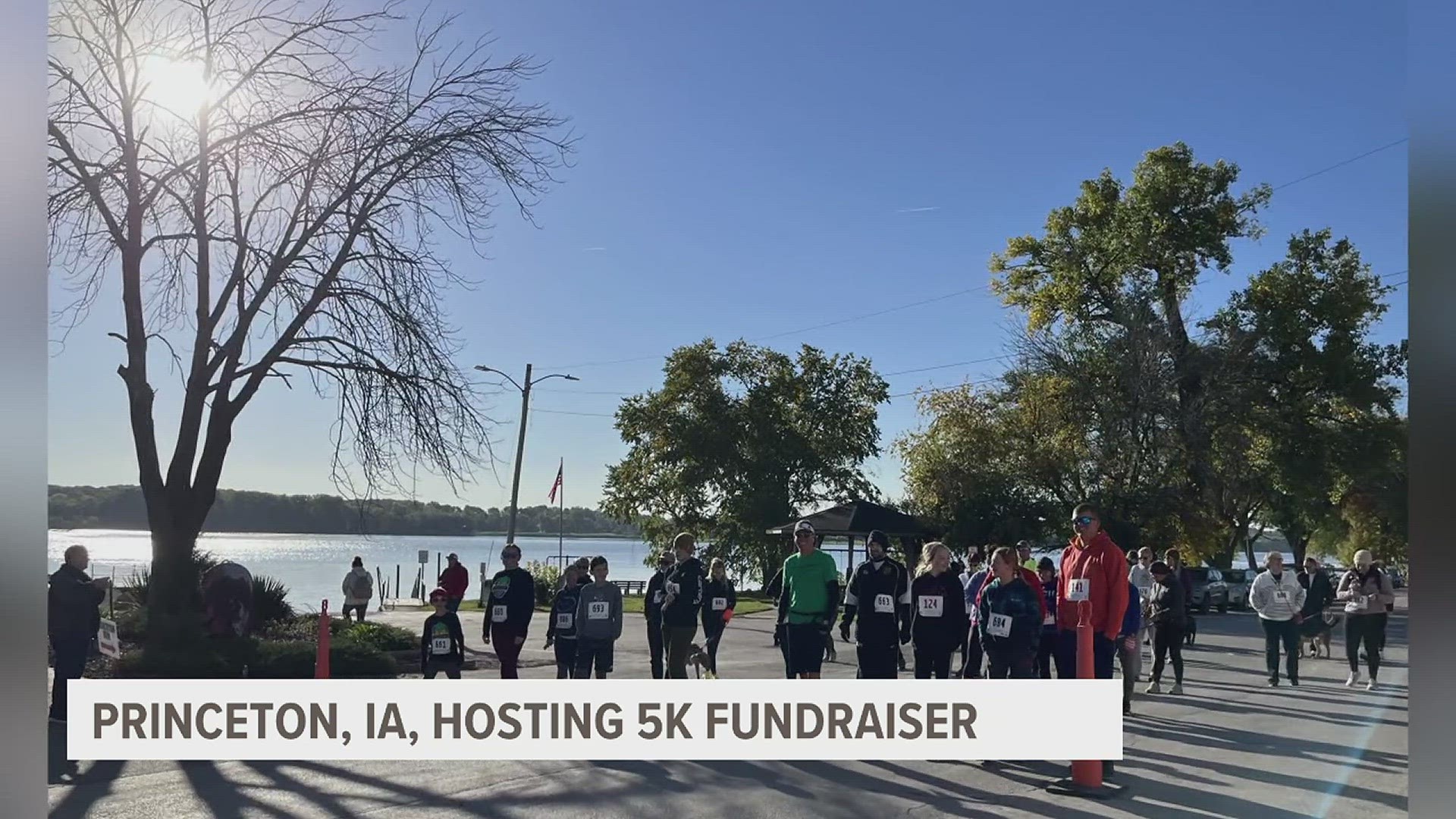 Not only is the race a chance to get out and run, it's also raising money for a Mississippi River Trail.