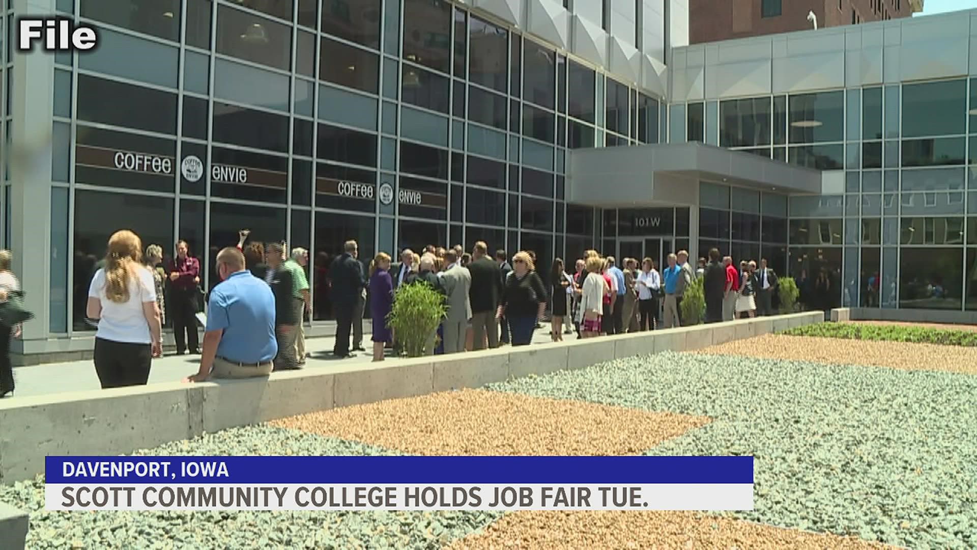 Over 20 employers will be in attendance at the job fair Tuesday afternoon at Scott Community College's Urban Campus.