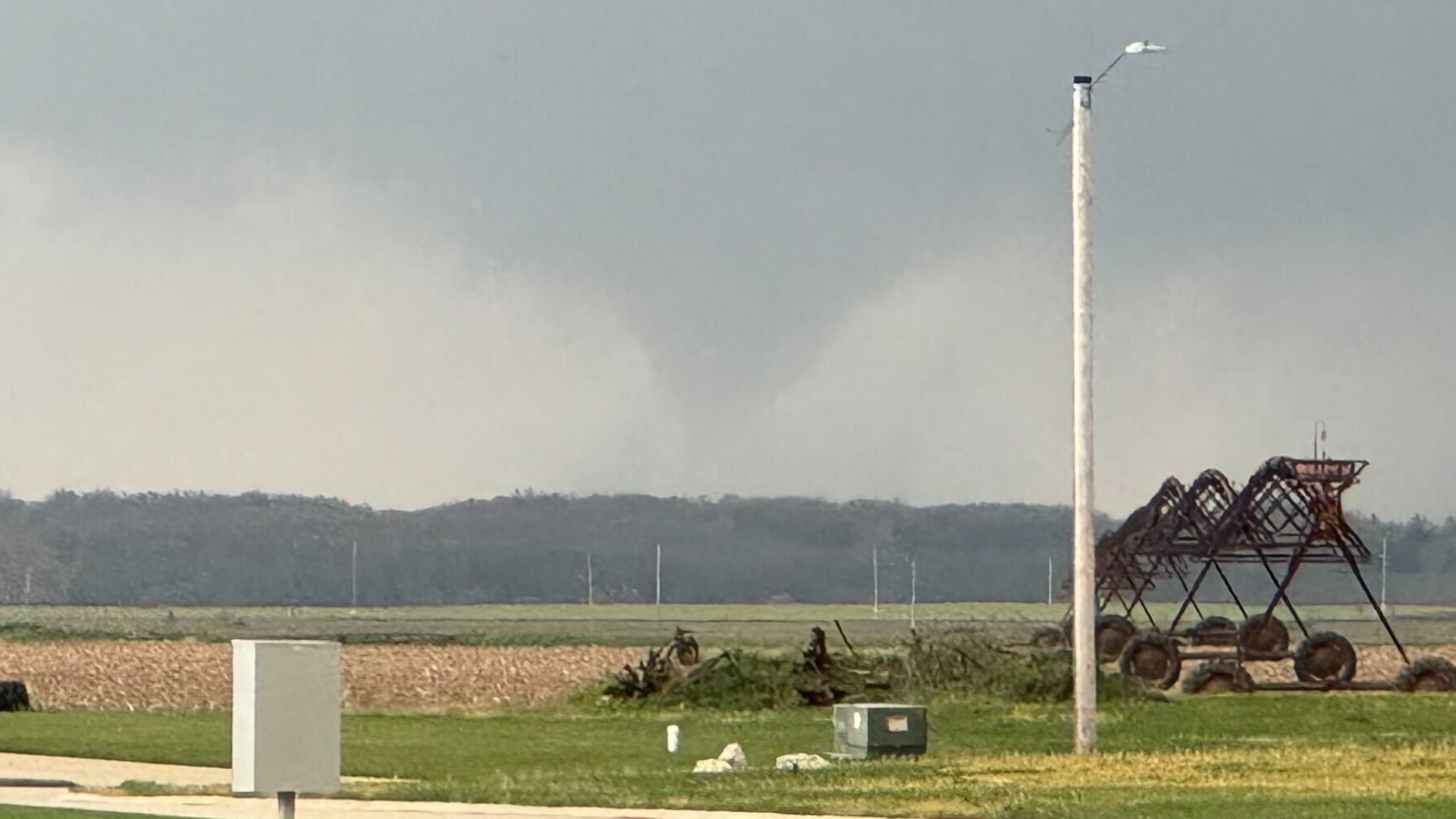 Iowa Gov. Kim Reynolds has issued a disaster proclamation after severe weather, including a tornado, moved through numerous counties on Tuesday, April 16.