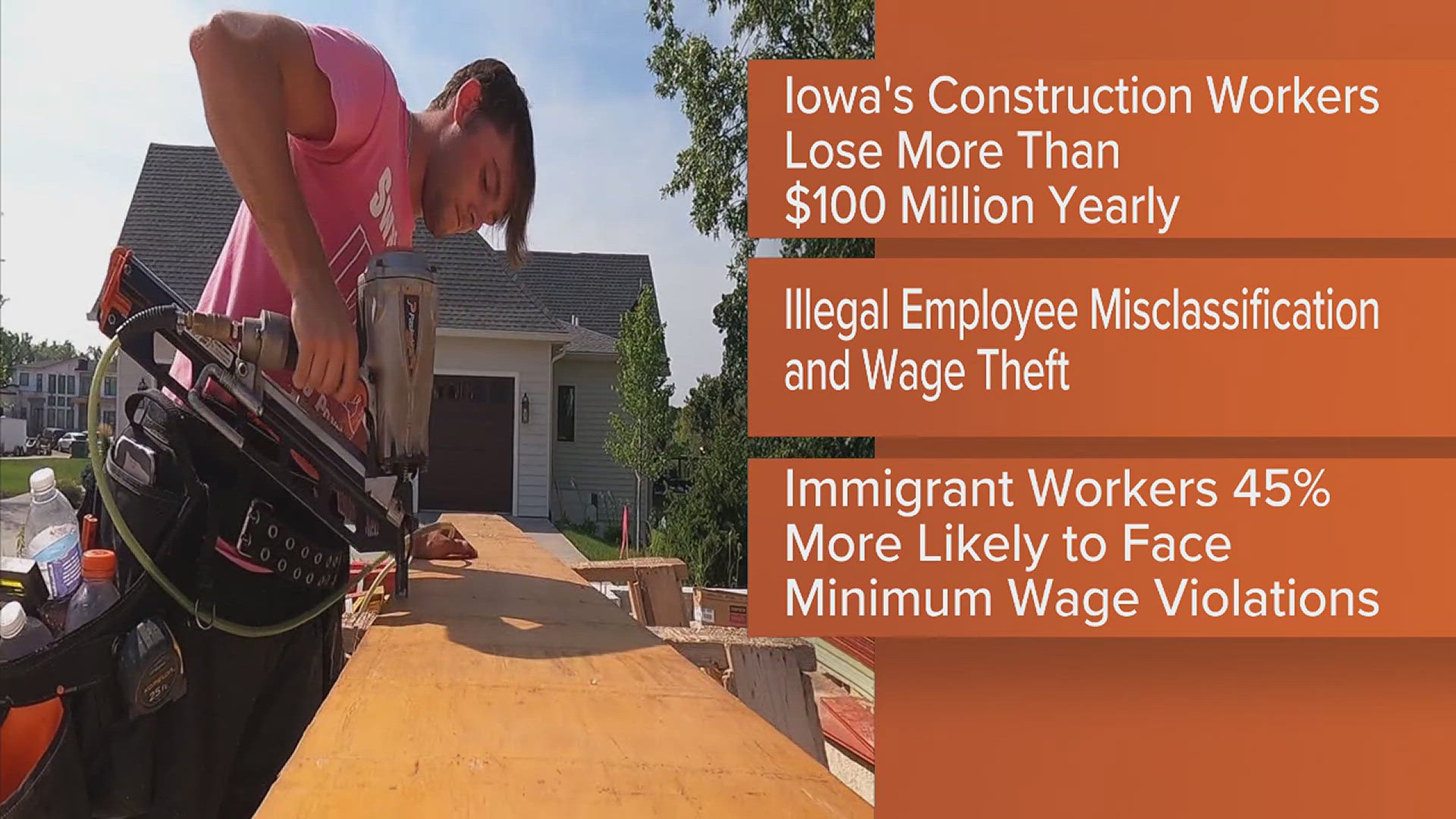 The report from Common Good Iowa shows at least 10% of workers were illegally classified as independent contractors in 2022.