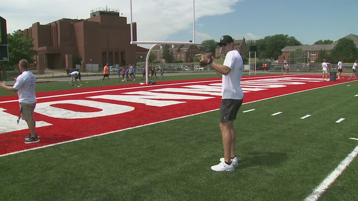 Alex Tanney returns to Monmouth for annual Tackle MS football camp ...