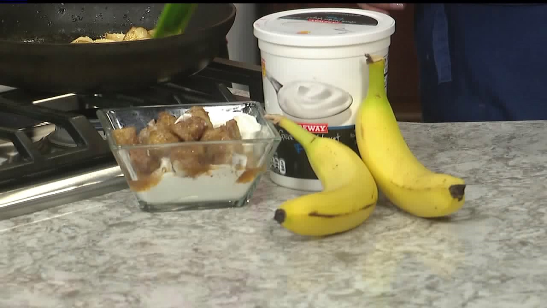 Making sticky bananas with Fareway