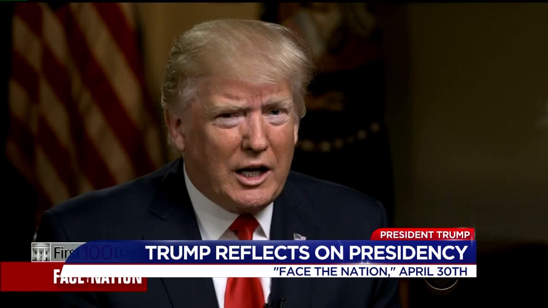 Trump reflects on first 100 days