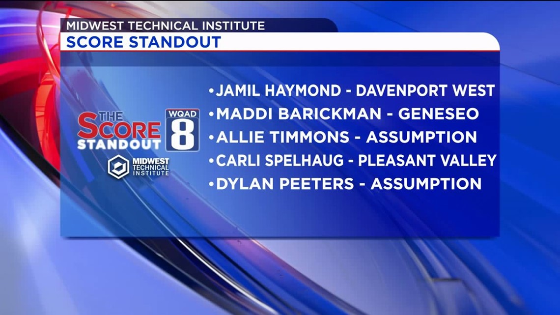 Midwest Technical Institute Score Standouts | Wqad.com