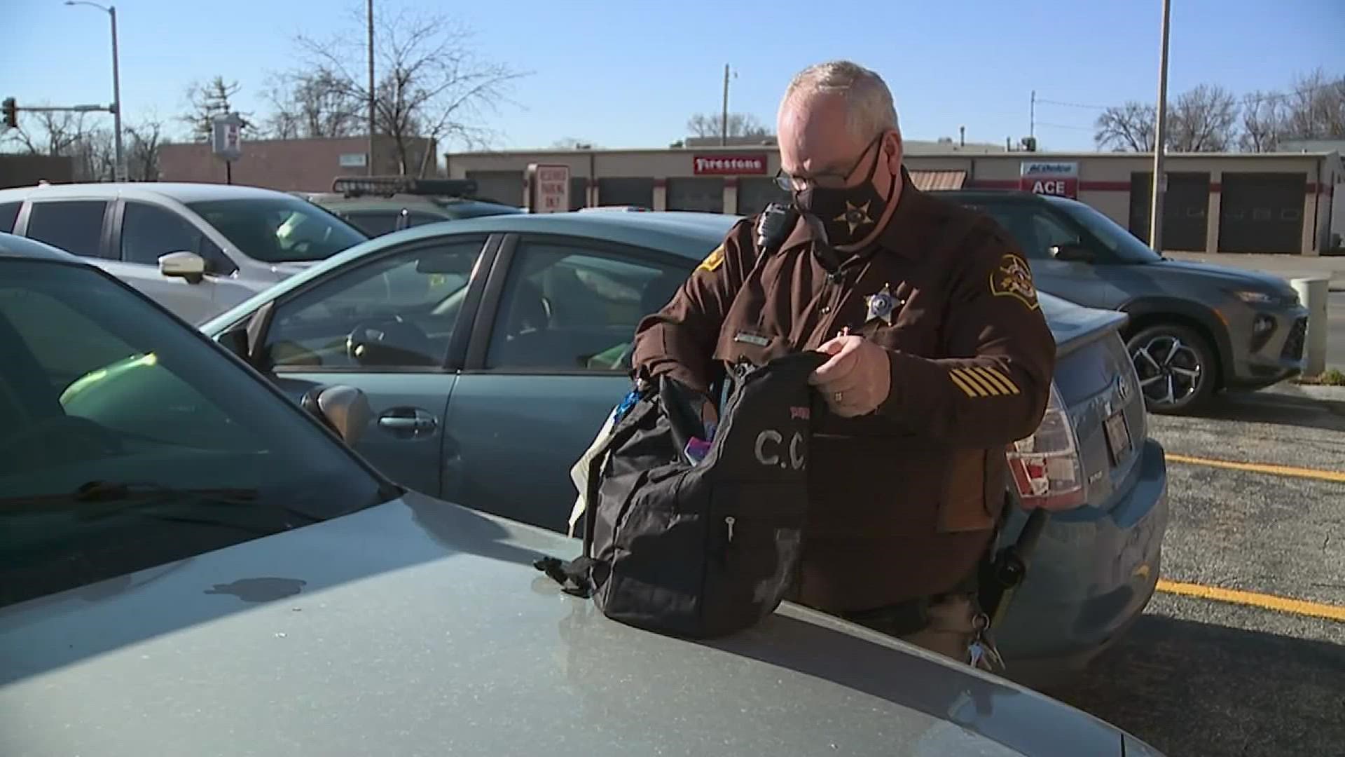 A deputy goes beyond the badge through his CCP backpack program.