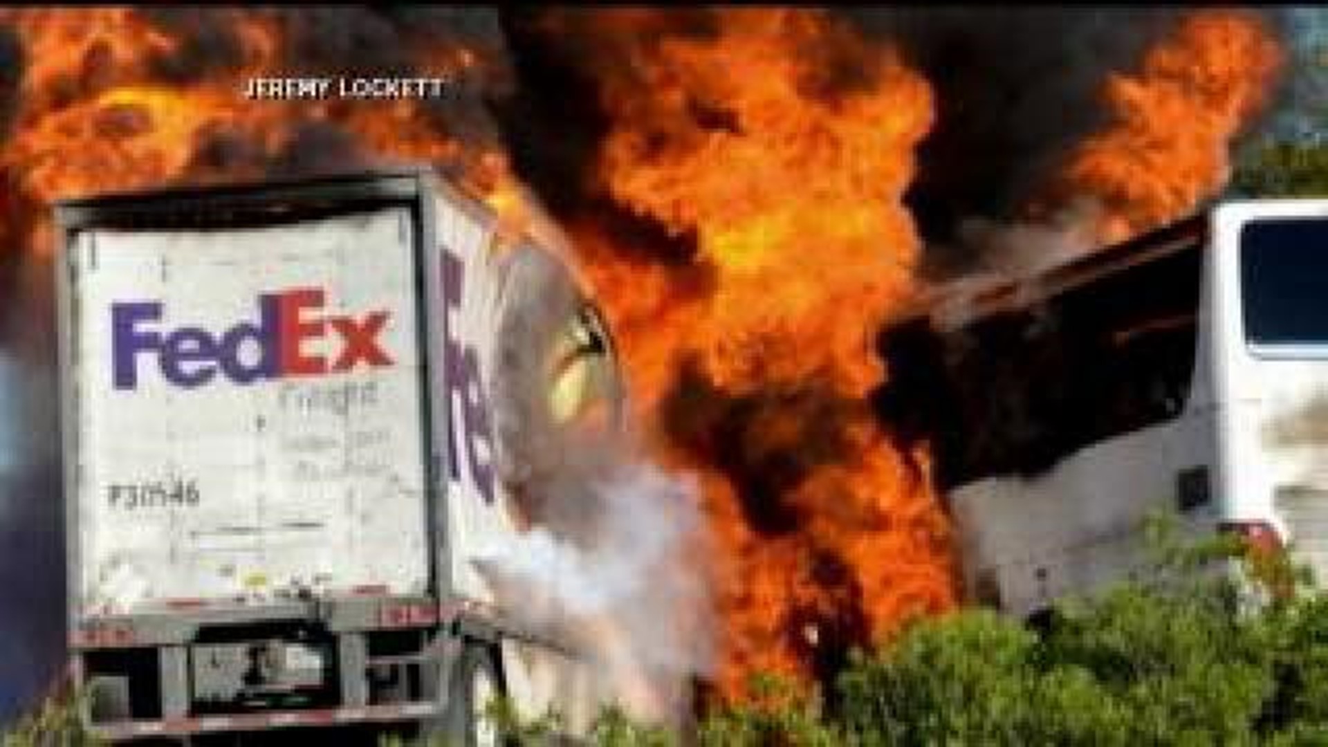 Authorities investigate California bus crash