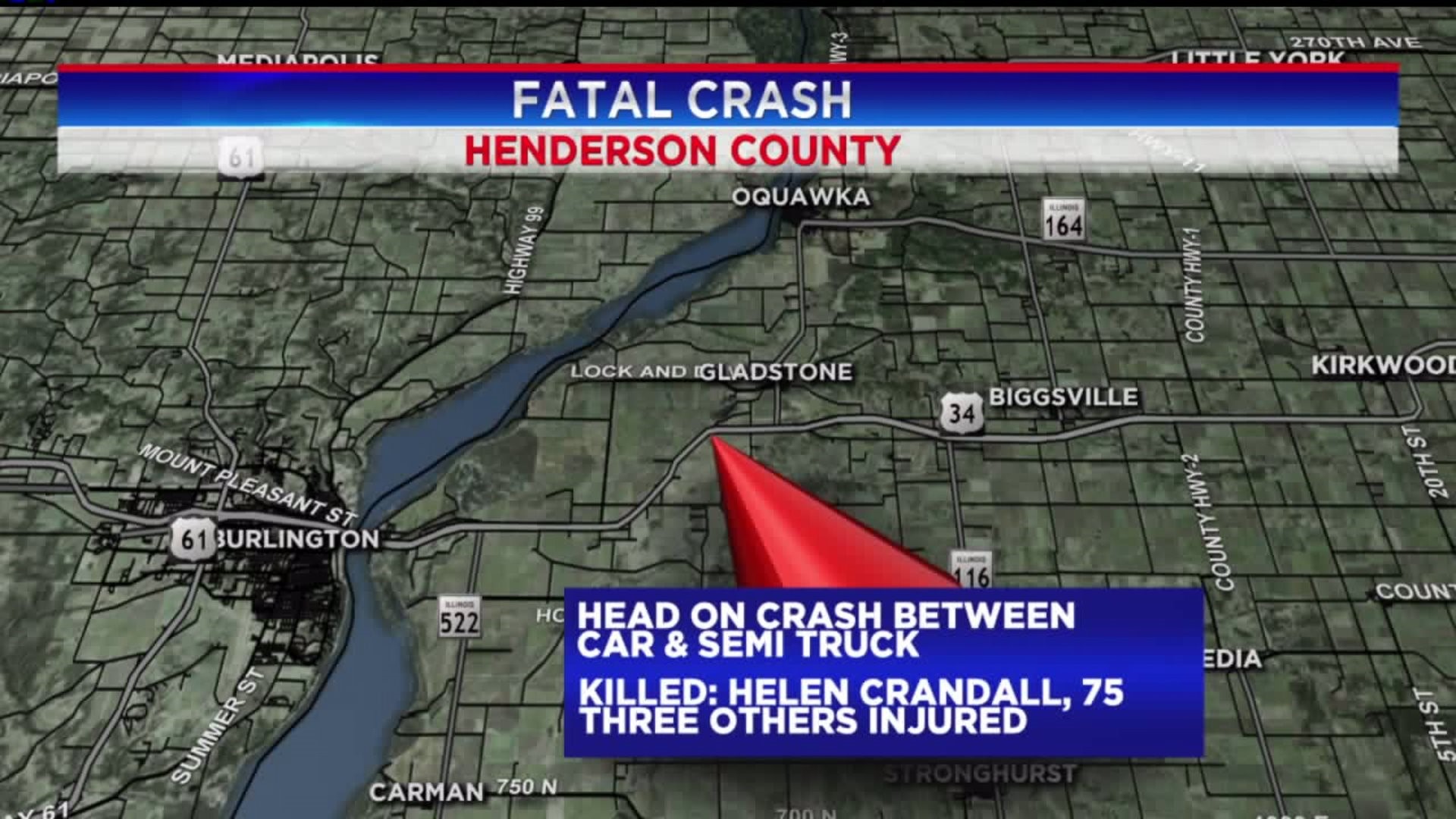 One killed in crash with semi