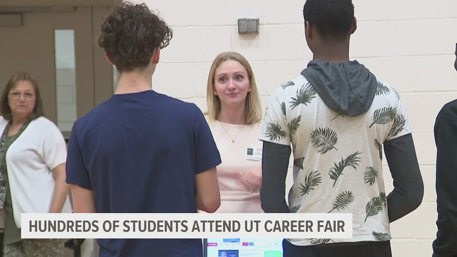 About 40 local businesses & vendors attended the school's second annual career fair. Organizers wanted to expose students to jobs they may have never considered.