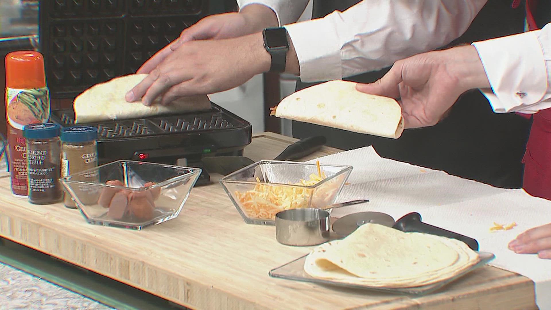 September 25th is National Quesadilla Day and we are celebrating... with a waffle iron!