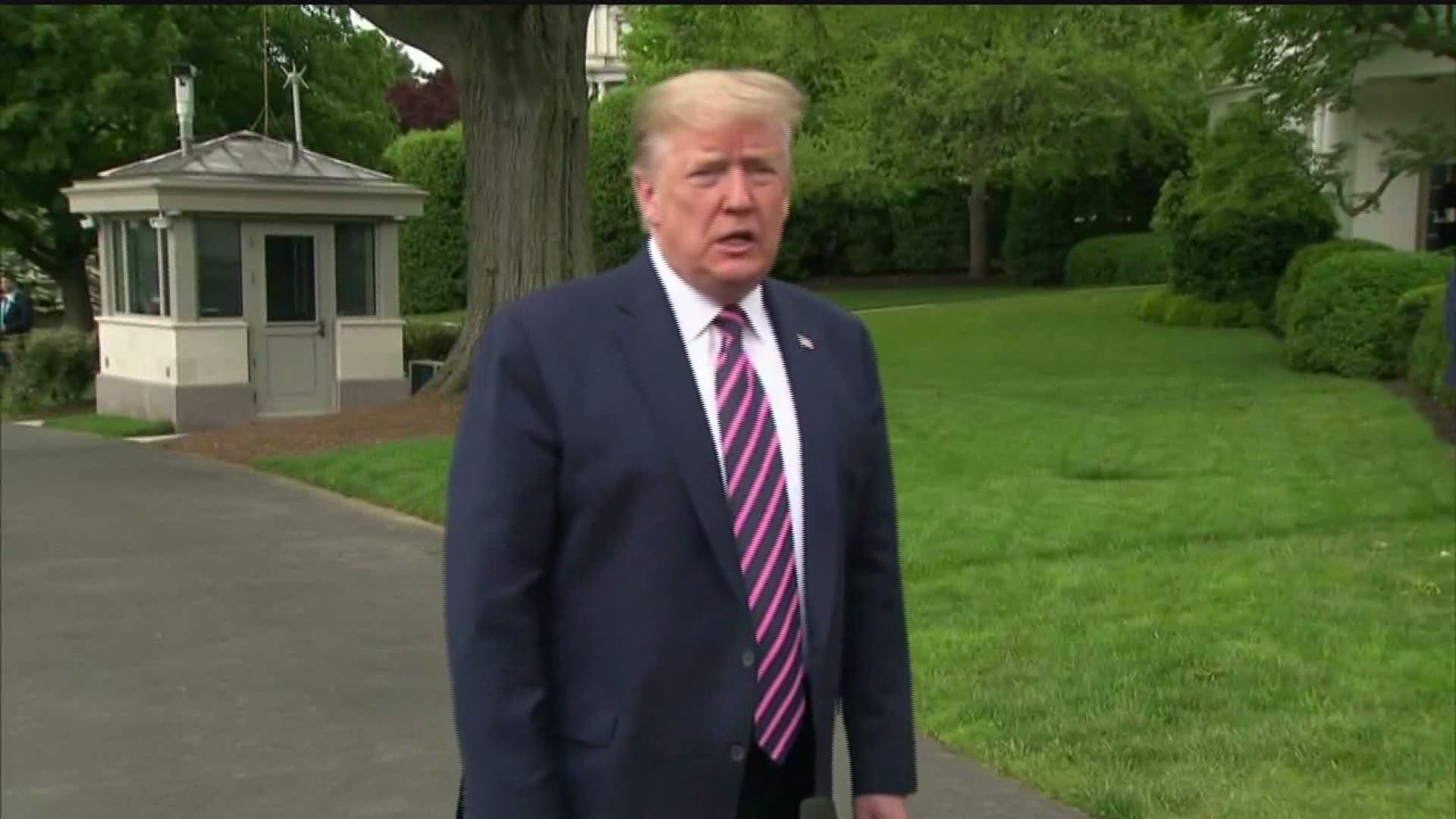 PRESIDENT TRUMP SAYS THAT THE UNITED STATES WAS NOT INVOLVED WITH AN ALLEGED ATTACK IN VENEZUELA THAT LANDED TWO AMERICANS IN JAIL.