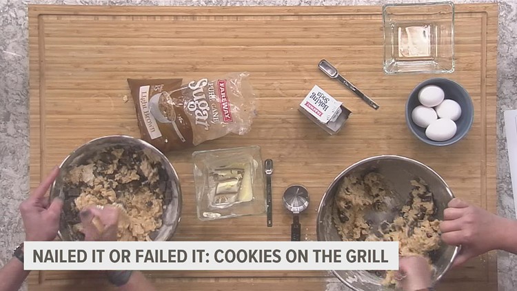 Chocolate chip cookies on the grill: Will it work?