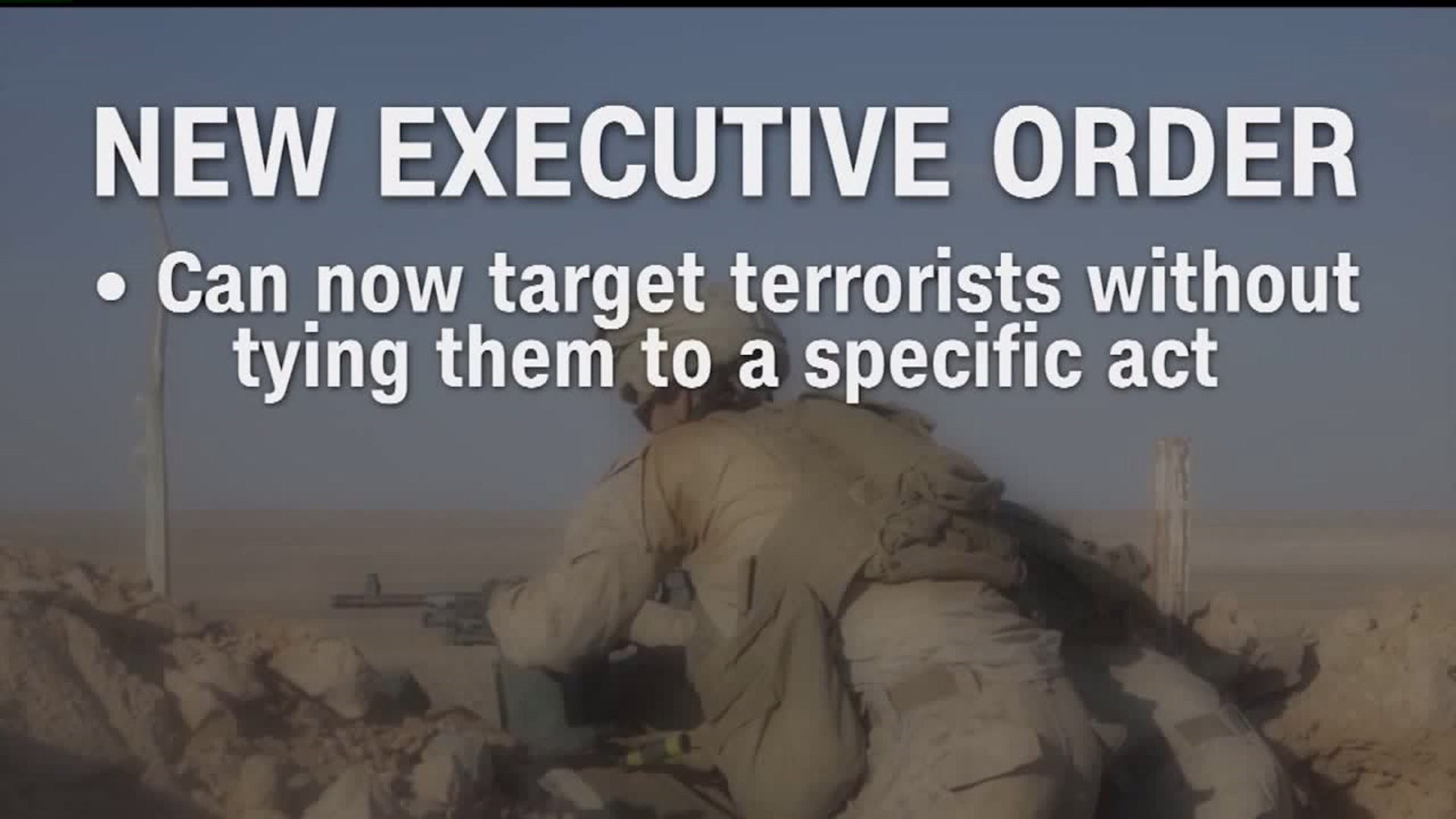 Trump signs terror executive order
