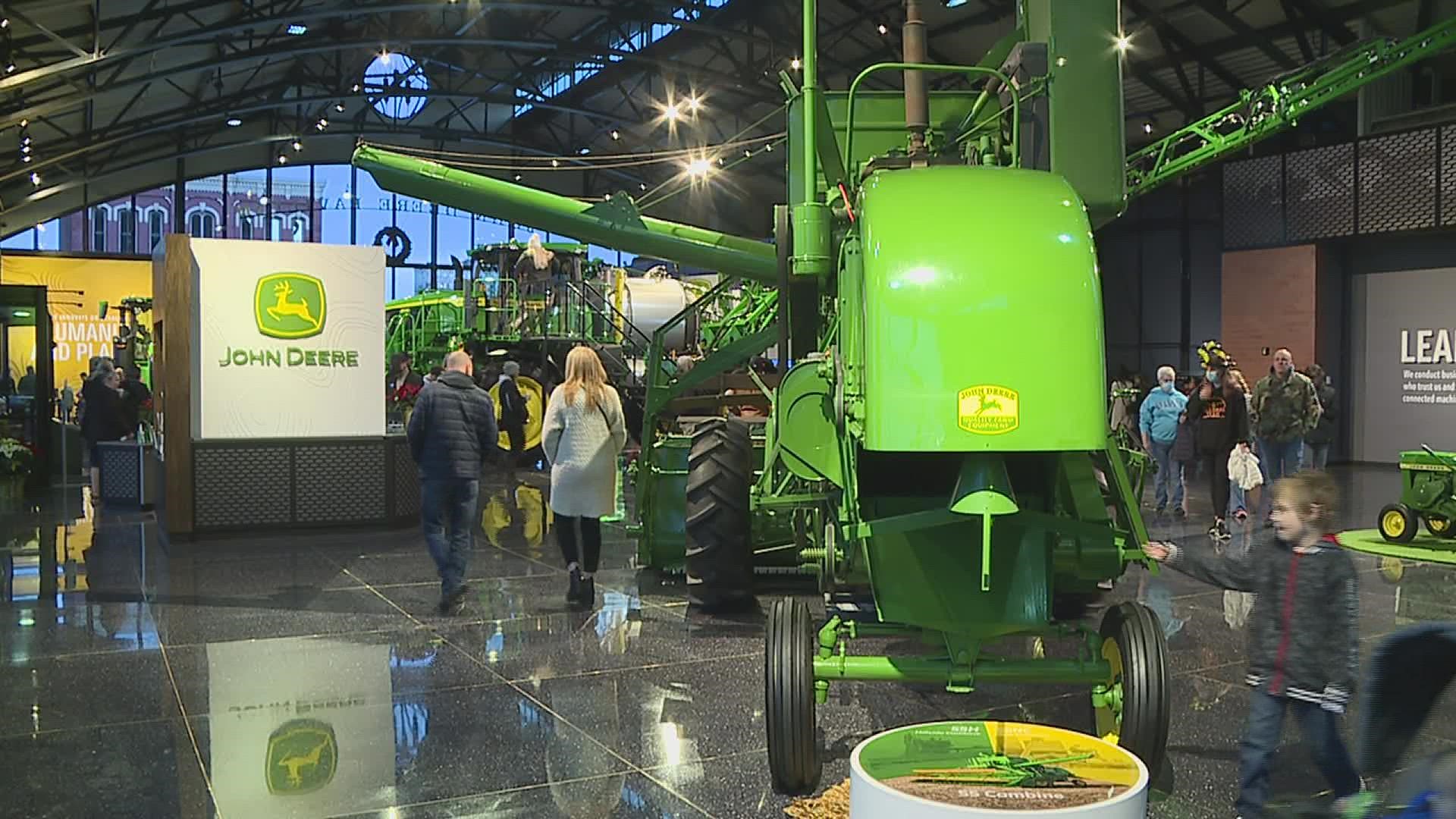 The John Deere Pavilion reopened Friday, Nov. 19, adding new interactive exhibits to learn about the equipment and the people who use it.