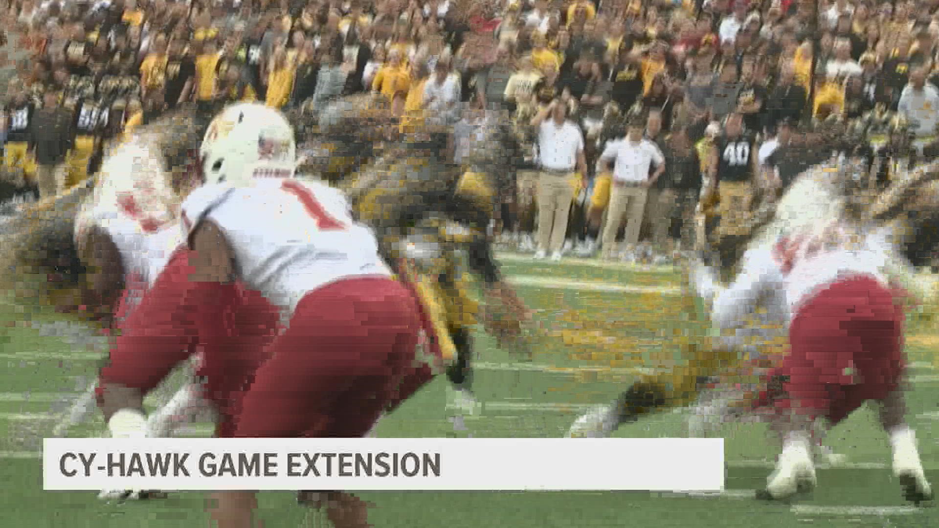 The extension calls for the teams to meet in Iowa City on Sept. 12, 2026, and in Ames on Sept. 11, 2027.