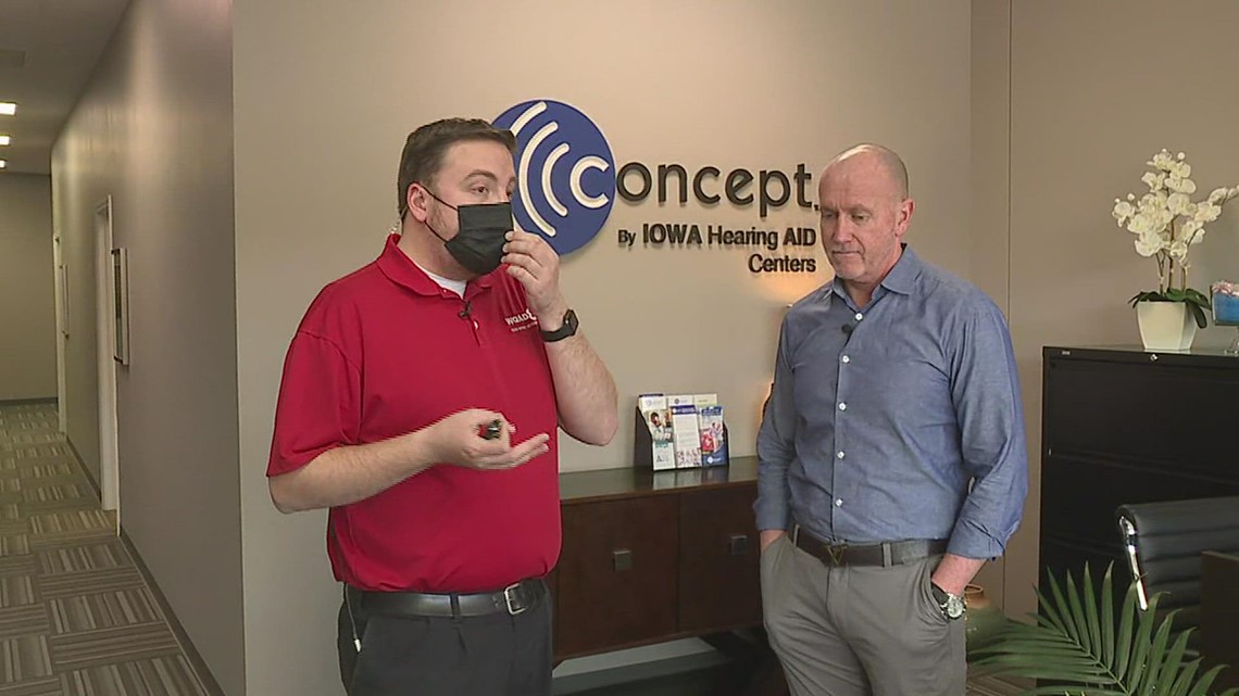 Weather on the Road Andrew visits Concept by Iowa Hearing in Davenport