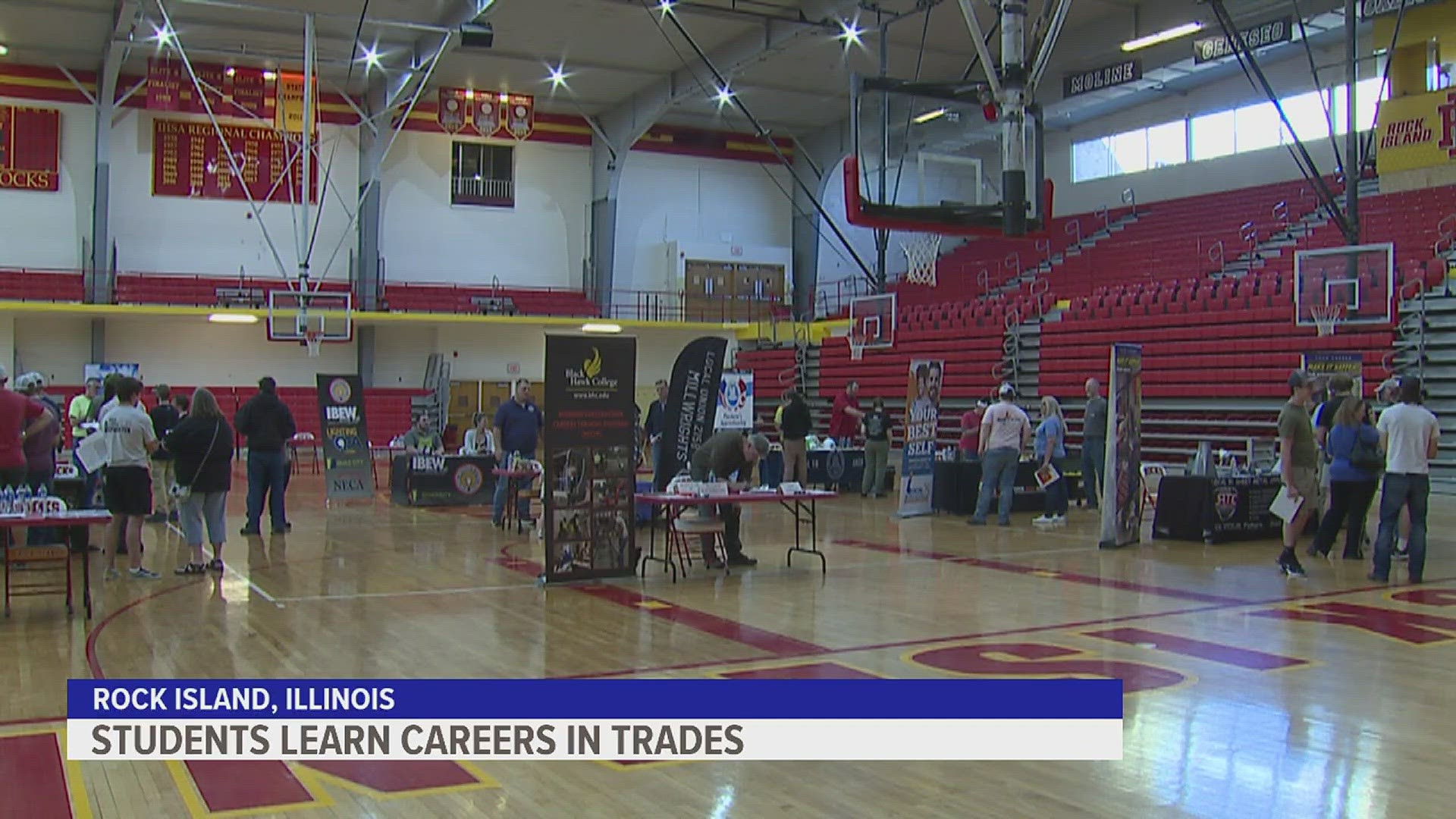 Representatives of the Tri-City Building & Construction Trades Council Apprenticeship Programs and area contractors shared their career opportunities.